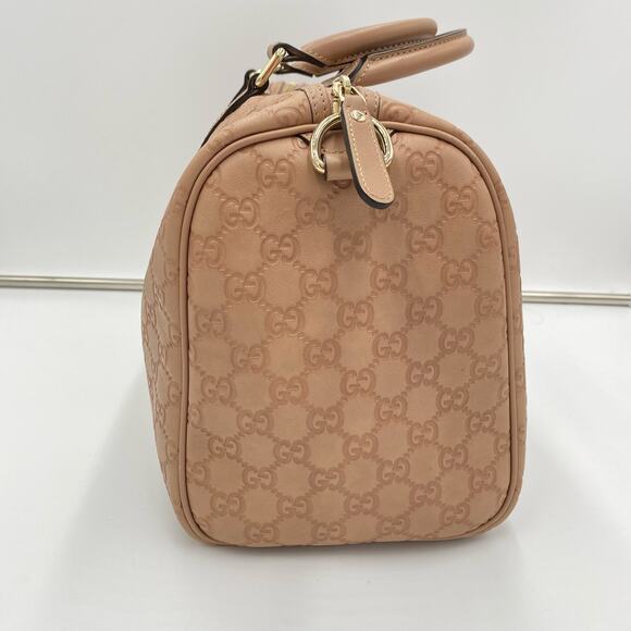 Gucci Dusty Pink Guccissima Leather Medium Joy Boston Bag Top Handle - Picture 12 of 16